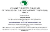 WINNING THE HEARTS AND MINDS OF THE PEOPLE IN THE FIGHT AGAINST TERRORISM IN AFRICA.