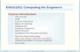 ENGG1811 © UNSW, CRICOS Provider No: 00098G Course Inro slide 1 ENGG1811 Computing for Engineers Course Introduction –The Course –Staff –Course Objectives.