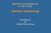 Nikhef Annual Meeting 13 Dec 2001 Future Vertexing Els Koffeman for Nikhef Vertex Group.