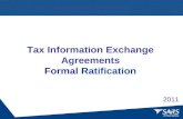 Tax Information Exchange Agreements Formal Ratification 2011.