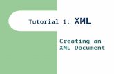 Tutorial 1: XML Creating an XML Document. 2 Introducing XML XML stands for Extensible Markup Language. A markup language specifies the structure and content.