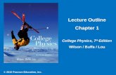 © 2010 Pearson Education, Inc. Lecture Outline Chapter 1 College Physics, 7 th Edition Wilson / Buffa / Lou.