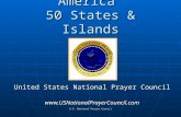 U.S. National Prayer Council Praying for America 50 States & Islands United States National Prayer Council .