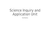 Science Inquiry and Application Unit Test Review.