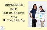 1/19/151 1 The Three Little Pigs  TURNING IDEAS INTO REALITY: ENGINEERING A BETTER WORLD.