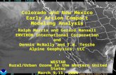 1 Presents:/slides/ Colorado and New Mexico Early Action Compact Modeling Analysis Ralph Morris and Gerard Mansell ENVIRON International Corporation and.