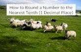 How to Round a Number to the Nearest Tenth (1 Decimal Place)