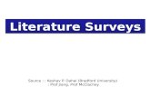 Literature Surveys Source : : Keshav P. Dahal (Bradford University) : Prof Jiang, Prof McClachey.