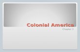 Colonial America Chapter 3. Early English Settlements Chapter 3.1.