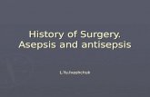 History of Surgery. Asepsis and antisepsis L.Yu.Ivashchuk.