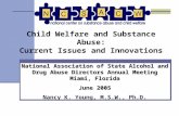 Child Welfare and Substance Abuse: Current Issues and Innovations National Association of State Alcohol and Drug Abuse Directors Annual Meeting Miami,