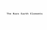 The Rare Earth Elements. The REE and the Periodic Table Li 3 H 1 Na K Rb Cs Fr Be Mg Ca Sr Ba Ra Sc Y La Ac Ti Zr Hf Rf V Nb Ta Db Cr Mo W Sg Mn Tc Re.
