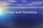 Israel and Palestine. The Birth of Zionism The drive to reestablish a Jewish homeland in the Land of Israel The drive to reestablish a Jewish homeland.