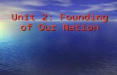 Unit 2: Founding of Our Nation. The Road to Revolution.