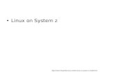 Linux on System z .