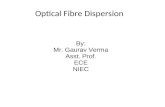 Optical Fibre Dispersion By: Mr. Gaurav Verma Asst. Prof. ECE NIEC.