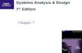 Systems Analysis & Design 7 th Edition Chapter 7.