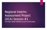 Regional Interim Assessment Project (DCA) Session #1 TRICIA PROFIC, ANDREA TAMARAZIO, KIM LOUTTIT & STEVE GRASER.