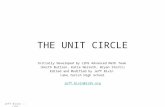THE UNIT CIRCLE Initially Developed by LZHS Advanced Math Team (Keith Bullion, Katie Nerroth, Bryan Stortz) Edited and Modified by Jeff Bivin Lake Zurich.