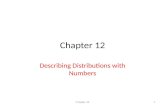 Chapter 12 Describing Distributions with Numbers Chapter 121.