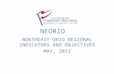 NEORIO NORTHEAST OHIO REGIONAL INDICATORS AND OBJECTIVES MAY, 2012.