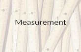 Measurement. Create chart on your paper with these headings: