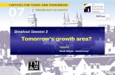 Breakout Session 3 Tomorrow’s growth area? Sponsored by Speaker Mark Helyar - Bedell Group.