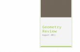Geometry Review August 2011. 5 7 10 12 P Q R S T P Q R S T.