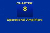 Operational Amplifiers AC Power CHAPTER 8. Figure 8.2, 8.3 8-1 A voltage amplifier Figure 8.2 Simple voltage amplifier model Figure 8.3.