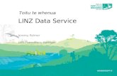 LINZ Data Service Jeremy Palmer LDS Promotions Manager Toitu te whenua.
