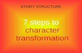 STORY STRUCTURE 7 steps to character transformation.