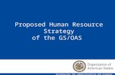 1 Proposed Human Resource Strategy of the GS/OAS Secretariat for Administration and Finance.