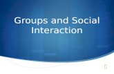 Groups and Social Interaction. Social Interaction  Types  1. Exchange  2. Competition  3. Conflict  4. Cooperation  5. Accommodation.