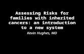 Assessing Risks for families with inherited cancers: an introduction to a new system Kevin Hughes, MD.
