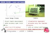 M. De Cecco - Lucidi del corso di Robotica e Sensor Fusion Laser Range Finder Camera  direct depth measurement  wide accuracy span (till 200 m)  only.