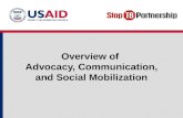 Overview of Advocacy, Communication, and Social Mobilization.