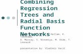 Combining Regression Trees and Radial Basis Function Networks paper by: M. Orr, J. Hallam, K. Takezawa, A. Murray, S. Ninomiya, M. Oide, T. Leonard presentation.