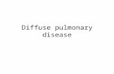 Diffuse pulmonary disease. classification Obstructive disease(airway disease)-characterised by limitation of airflow usually resulting from an increased.