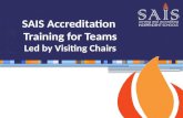 SAIS Accreditation Training for Teams Led by Visiting Chairs.