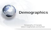 Geography of Canada  Demographics.