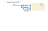 6 PART II CONCEPTS AND PROBLEMS IN MACROECONOMICS Measuring National Output and National Income.