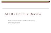 APHG Unit Six Review Industrialization and Economic Development.