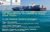 Economic Cycles and the Organizational and Geographical Attributes of Global Value Chains: Is the Pendulum Changing Direction? Theo Notteboom ITMMA - University.