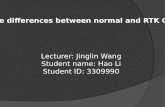 Lecturer: Jinglin Wang Student name: Hao Li Student ID: 3309990.