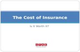 Is It Worth It? The Cost of Insurance. Insurance Terms Premium Deductible Underwriting.