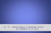 AZ. ST. JANSCOLLOQUIA FLASHAVOND ETHIEK EN ECONOMIE 12-11-2013.