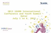 2013 iEARN International Conference and Youth Summit – Qatar July 1 to 6, 2013.