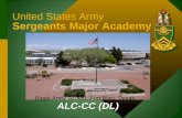 United States Army Sergeants Major Academy Biggs Army Airfield, Fort Bliss, Texas ALC-CC (DL)