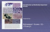 Prepared by :- Mohammed Osama El-Ifranji Classification of Medically Important Viruses.