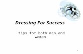 1 Dressing For Success tips for both men and women.